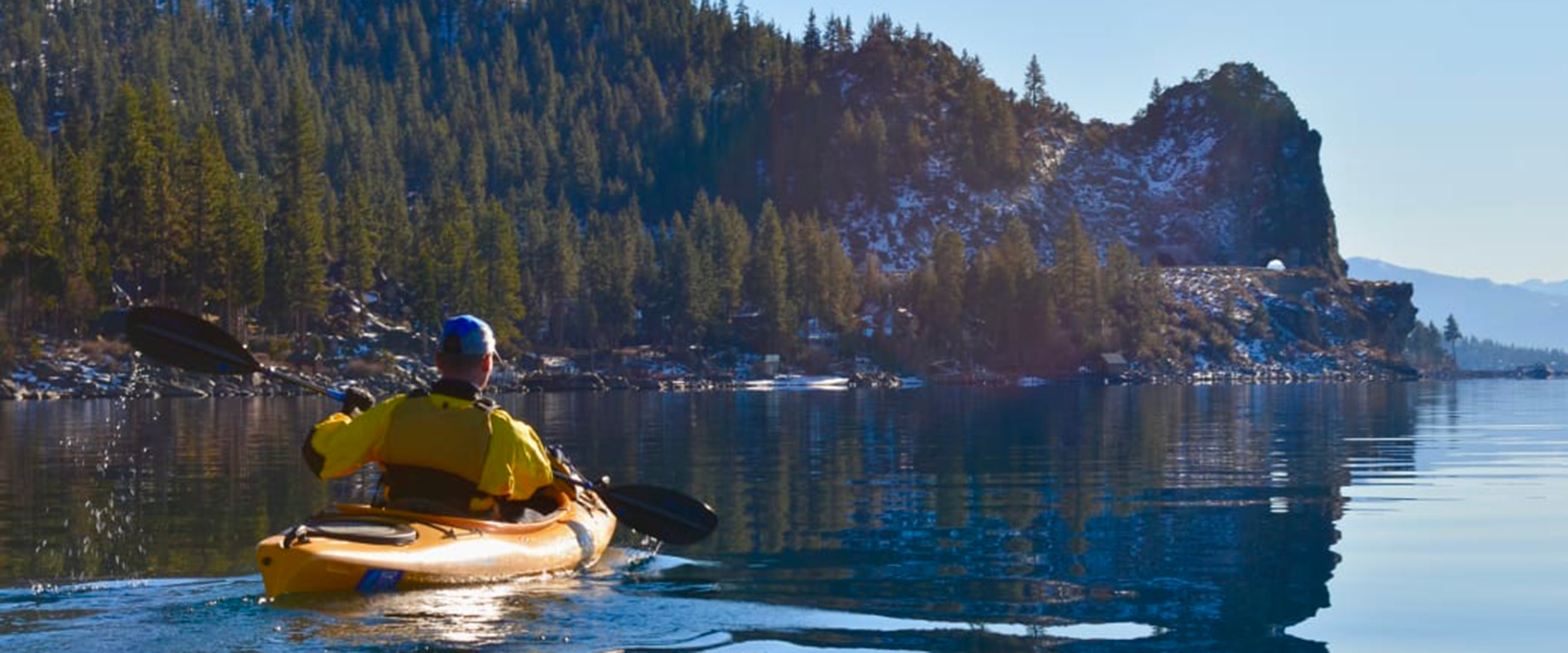 paddling Lake Tahoe California